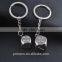 New Creative Metal Dice Alloy Las Vegas Keychain For Car Key Ring Trinket Wholesale