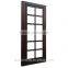 Teak wood with glass door barn slidng door hardware