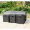 Outdoor poly wood dining table and chair set leisure furniture set