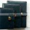 pu leather notebook with elastic pen holder