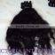 100% Virgin machine weft remy / Indian Natural Temple curly hair