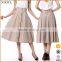 girls summer clothing grey with button design skirts in Guangzhou