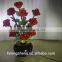 Valentine's decor artificial fiber optic led Rose flowers light