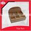 Pine wooden tea box with compartments with a low price