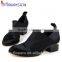 OEM ODM Small quantity Black suede leather women shoes