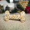 Pet dog toy molar teeth dog toys pet Small woven bone botton rope toy15 cm