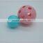 plastic educational baby round plastic rattle ball