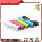 best colorful 2200mAh lipstick perfume smart emergency power banks portable cylinder oem fast mobile phone charger