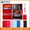 Set Screen Protector Stylus And Case For Sony Xperia E Dual C1605 , Purple Leather Wallet Best Phone Case