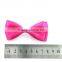 craft pink ribbon bow tie for wholesale