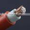 flexible copper silicone rubber insulated steel wire armored copper electric power cable