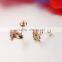 New Products In 2016 Stainless Steel Stud Butterfly Earrings