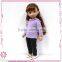 Popular 18 inch nude fashion handmade craft silicone baby doll