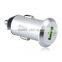 Quick Charge 3.0 Car Charger with Aluminum Alloy White