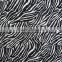 black white zebra pattern polyester milk fiber Spandex print jeans manufacturers china