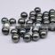 9-10 mm AAA perfect round black color top quality cultured tahitian pearls