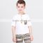 wholesale custom Kid Clothes or Kid Wear and Kid Shirt with button and round neck design from China
