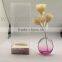 Home air fresheners oil diffuser shaped clear glass jar reed diffuser
