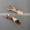 Reversible silver metal zipper with logo wholesale china manufacturer