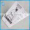 High quality folded paper hangtag with four sides printed for Astronauts clothing