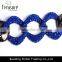 2014 fashion jewelry gun black and blue chunky chains choker necklace jewelry in punk style for girl