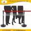 Black pole stanchion,queue management system,crowd control stanchion post