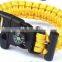 Top sale high-end custom survival paracord bracelet with fire starter