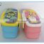 Hot sale AS PP PC kids Lunch Box With Lock Bento lunch boxkids plastic lunch box