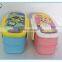 Wholesale New style two layers of plastic lunch box bento lunch box plastic lunch box