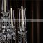 2016 new large very tall crystal glass wedding candelabra centerpiece for decoration