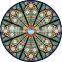 Safety Tempered Decorative Stained Glass Ceiling Dome