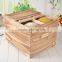 2015 wooden packing box solid wood food box with high quality