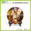 Hot sale innovative plate decorative crafts with Europe style figurines painting