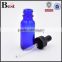 1oz 2oz 30 ml 60ml cobalt blue boston glass dropper bottle                        
                                                                                Supplier's Choice