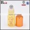 8ml yellow small glass roll on tube perfume bottle stainless steel roller ball aluminum cap