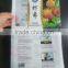 Plastic Printed Food Packaging Bag With See Through Window
