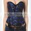 On sale overbust corset waist training top dance club corsets with Lace up