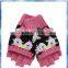 2014 hot selling girls penguin knitted cute scarf hat gloves sets