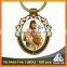 Best selling christian fancy gift custom-shaped printing jesus keychain