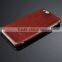 Elegant design ultra thin flip open leather case cover with embossed flower mobile phone leather case
