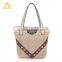 2016 Summer natural straw bag for girls vacation beach bags handmade thailand handbag