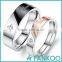 Hot sale directly factory lovers ring stainless steel rings for engagement