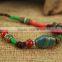 Colorful natural necklace ceramic necklace for women's