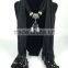 2014 lady's long trendy jewelry scarf