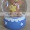Hot sale eco-friendly baby first year birthday souvenir snow globes for sale