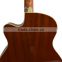 40inch good quality acoustic guitar sapele back & side chinese OEM factory