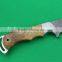OEM Fixed competitive price damascus steel knife for outdoor