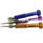 5 in 1 Mini Aluminum Alloy precision screwdriver set for Cell phone diassembly