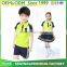 Wholesale new style primary school uniform high quality polo shirt with bule skirt or shorts