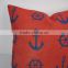 Throw decorative sofa bed car chair cushion custom anchor digital sublimation printed pillow case/cover